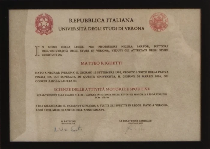 Laurea in Scienze delle Attività Motorie e Sportive